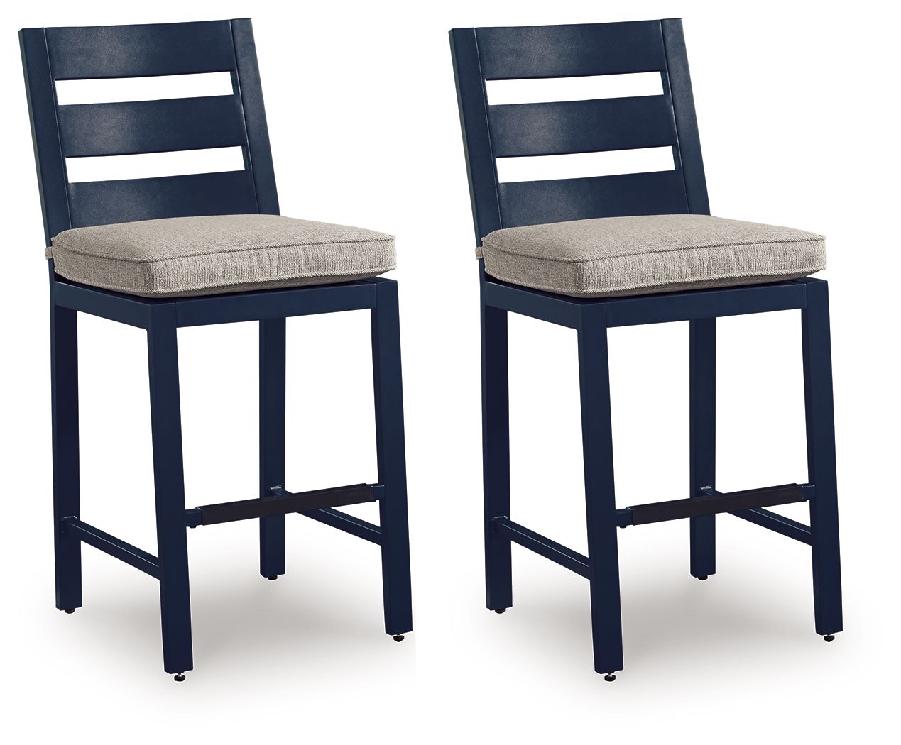 East Beach - Barstool (Set of 2) - Blue - Stylish Home Furniture