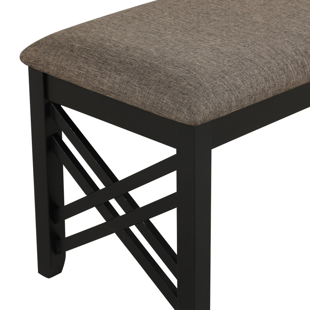 Potomac - Dining Bench - Brown / Black - Stylish Home Furniture