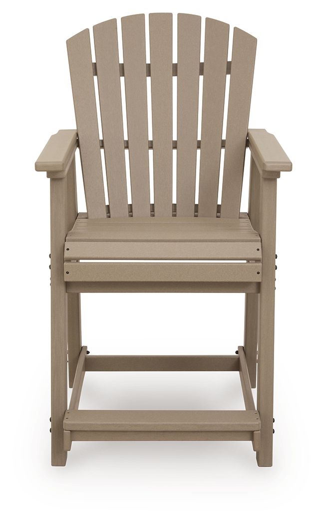 Seacliff Beach - Barstool (Set of 2) - Medium Brown - Stylish Home Furniture