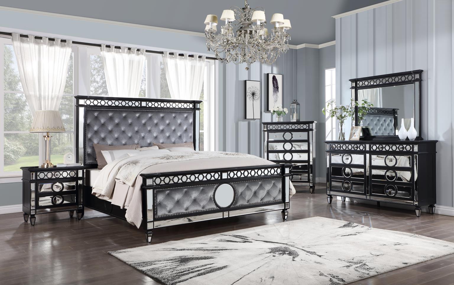 B034 - Velvet Bed - Stylish Home Furniture