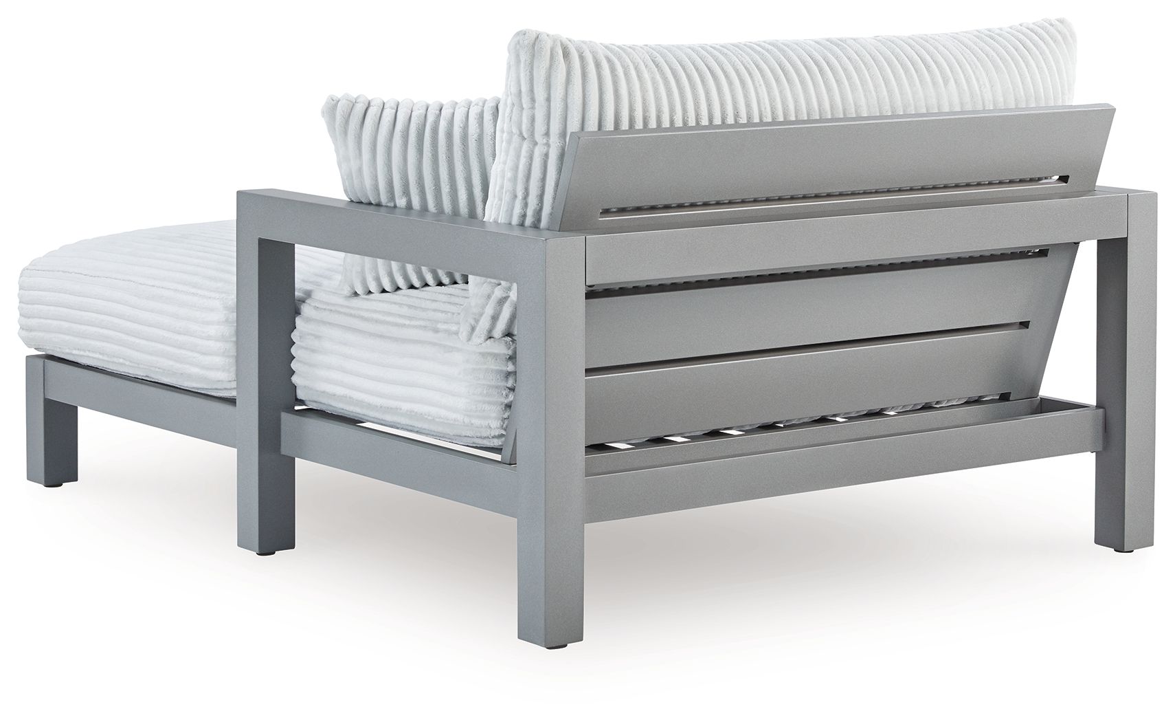 Hurley Park - Chaise Lounge With Cushion - Gray - Stylish Home Furniture