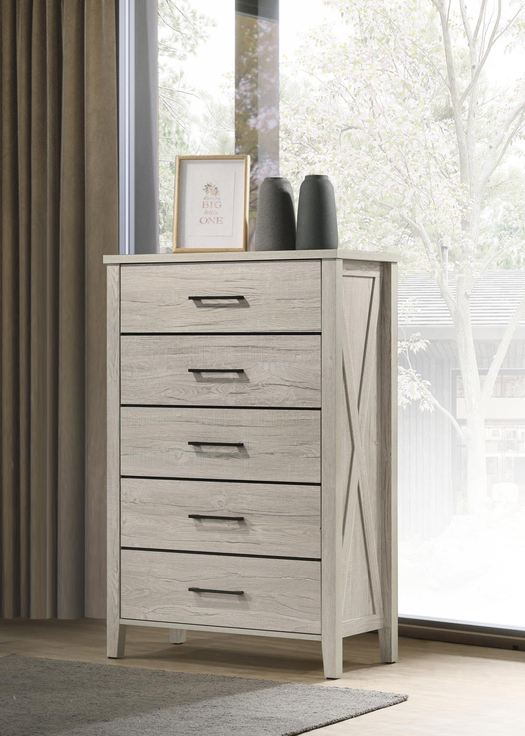 B523 - Chest - White Wash - Stylish Home Furniture
