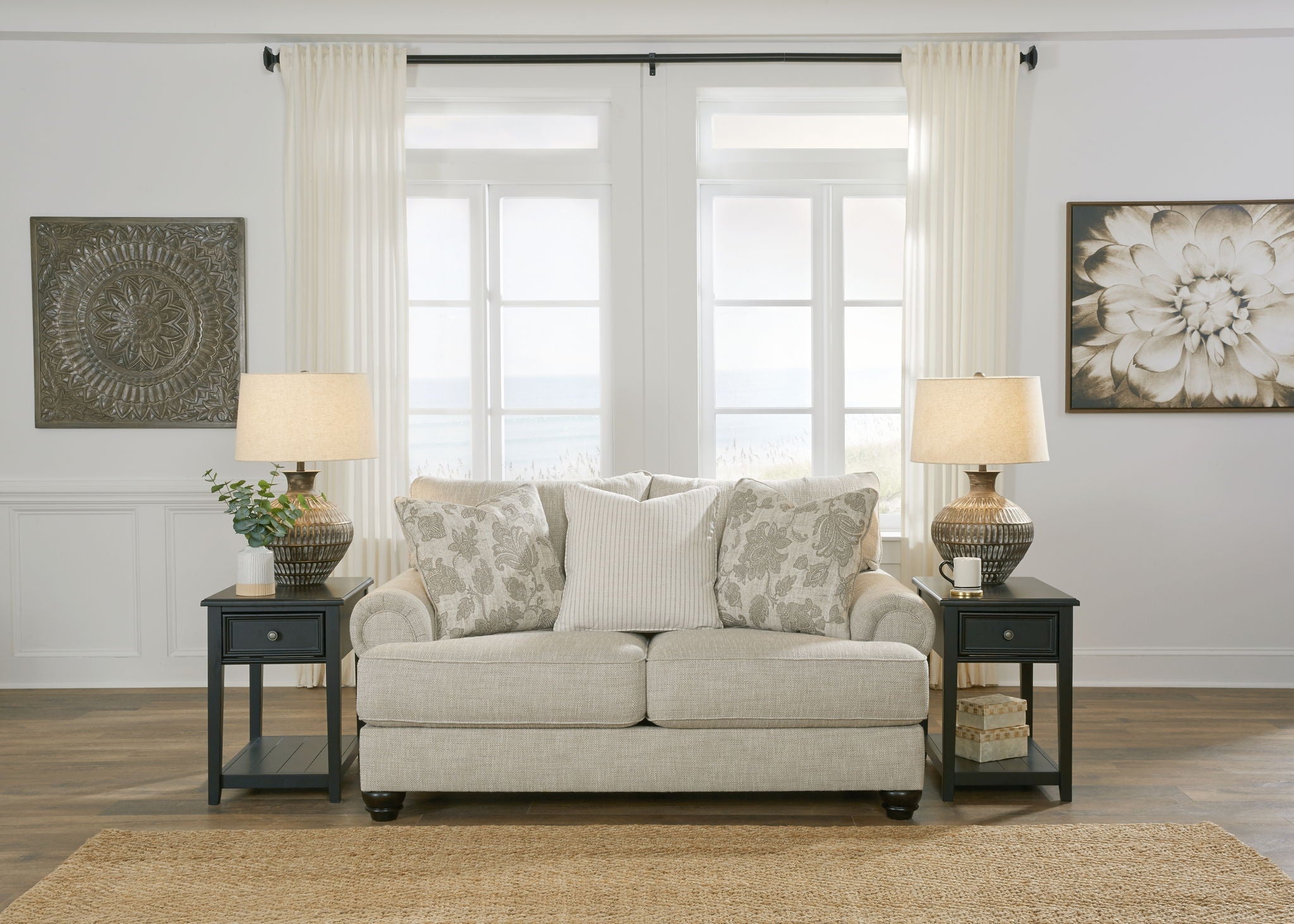 Asanti - Loveseat - Fog - Stylish Home Furniture