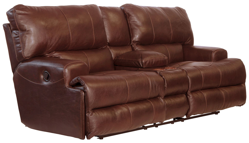 Wembley - Lay Flat Reclining Console Loveseat - Stylish Home Furniture