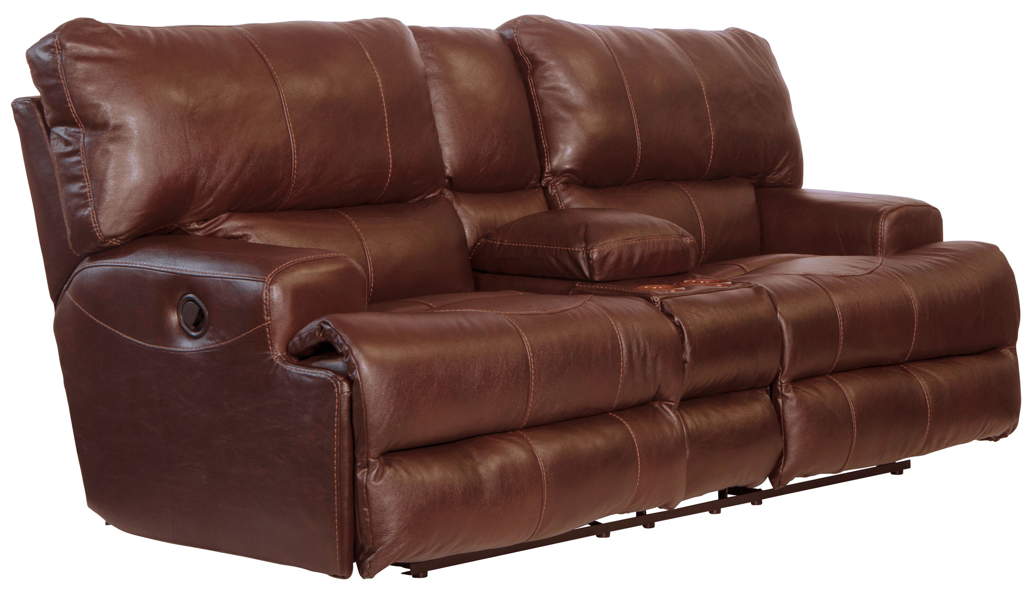 Wembley - Lay Flat Reclining Console Loveseat - Stylish Home Furniture