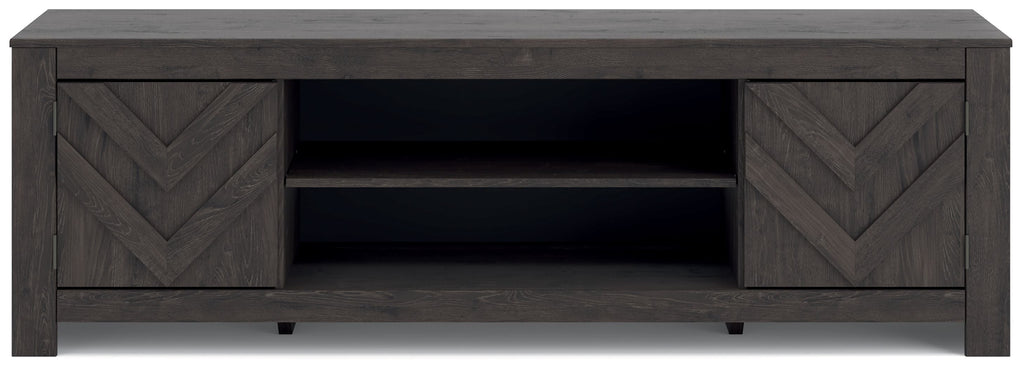 Cayboni - LG TV Stand With Fireplace Option - Stylish Home Furniture