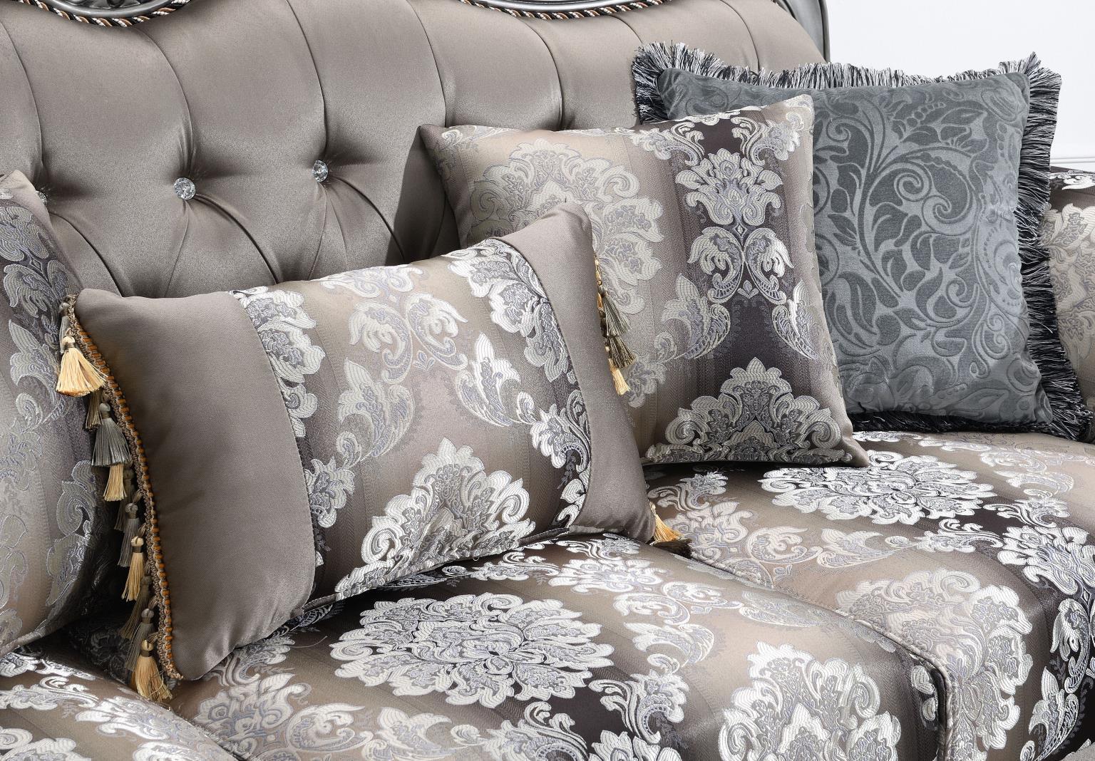 U203 - Traditional Loveseat - Gray - Stylish Home Furniture