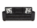 Fur-Shadow Black Sofa, Loveseat & Chair Collection