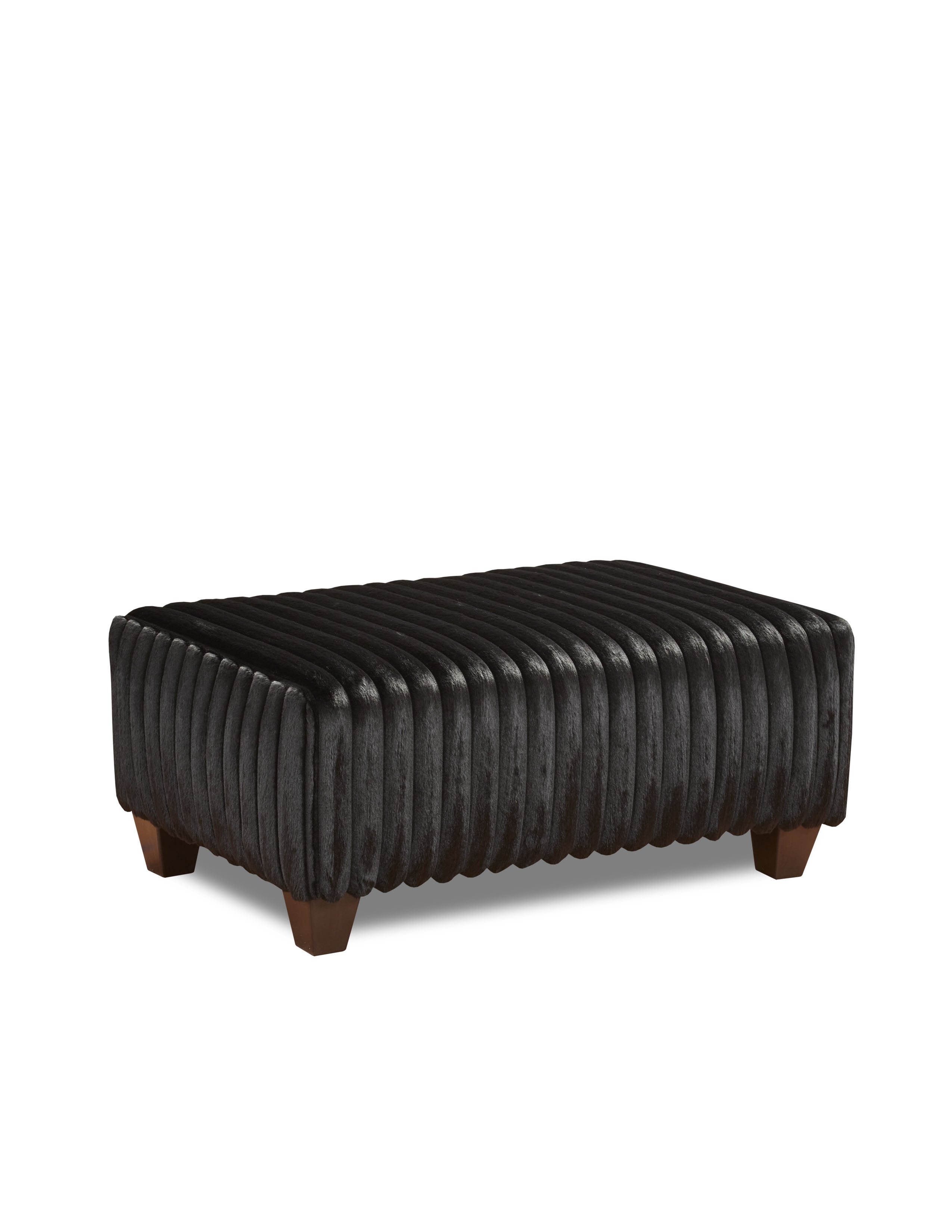 Fur-Shadow Black Sofa, Loveseat & Chair Collection