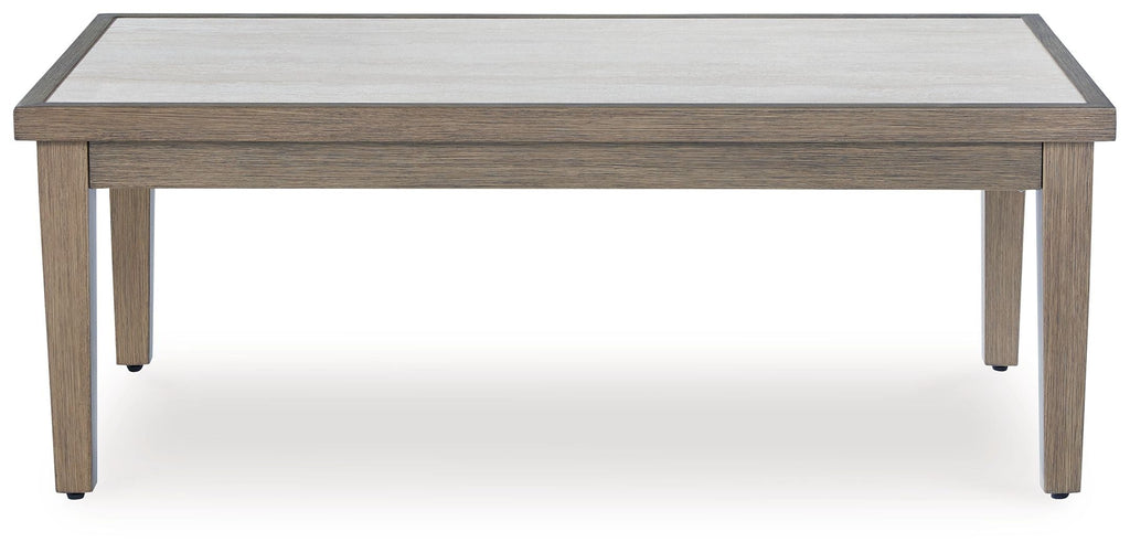 Rainier Ranch - Rectangular Cocktail Table - Brown / Beige - Stylish Home Furniture
