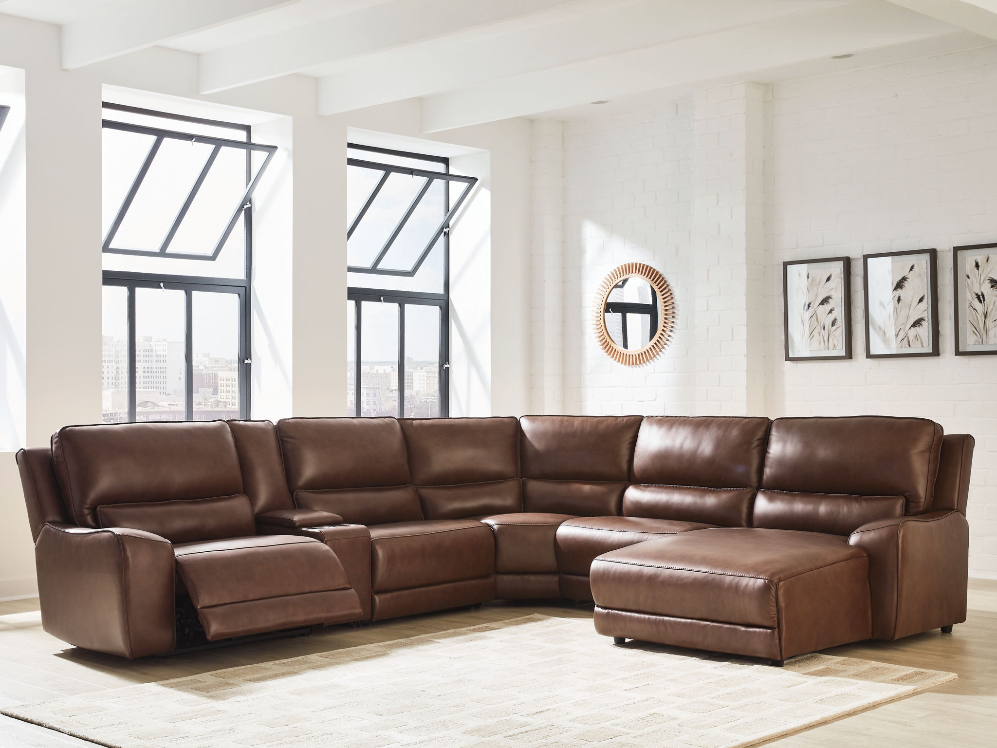 DeepWakes - Power Reclining Sectional - Stylish Home Furniture