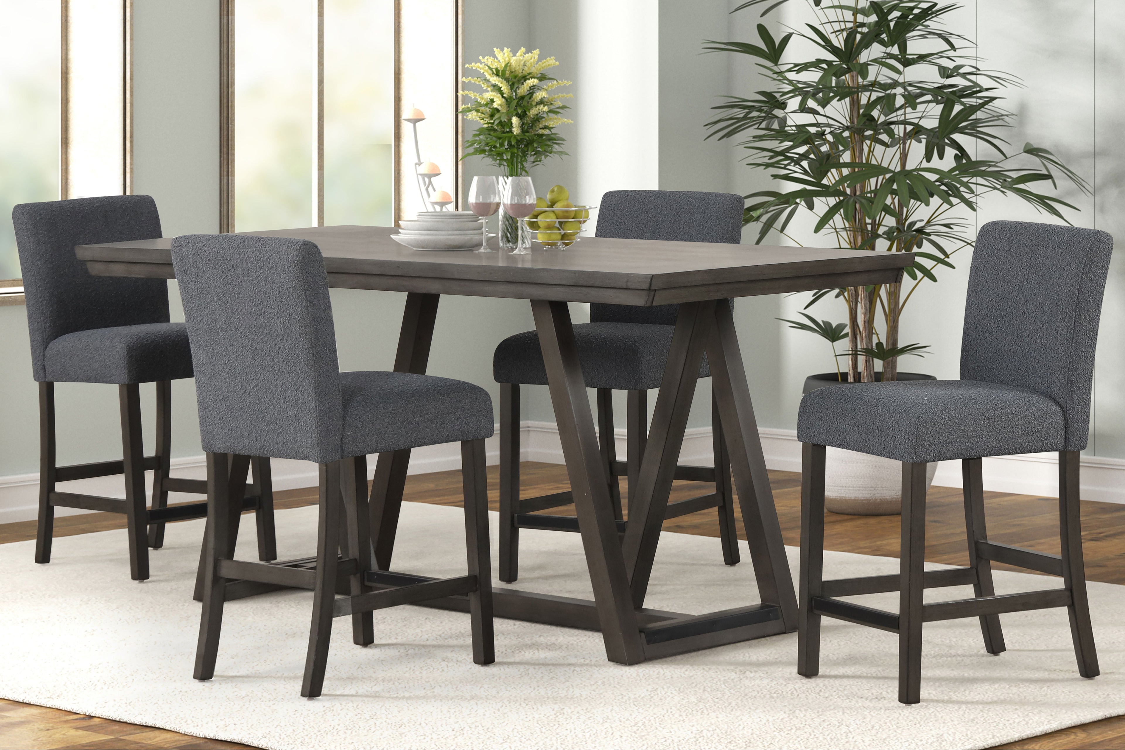 High Line - Counter Dining Set - Stylish Home Furniture