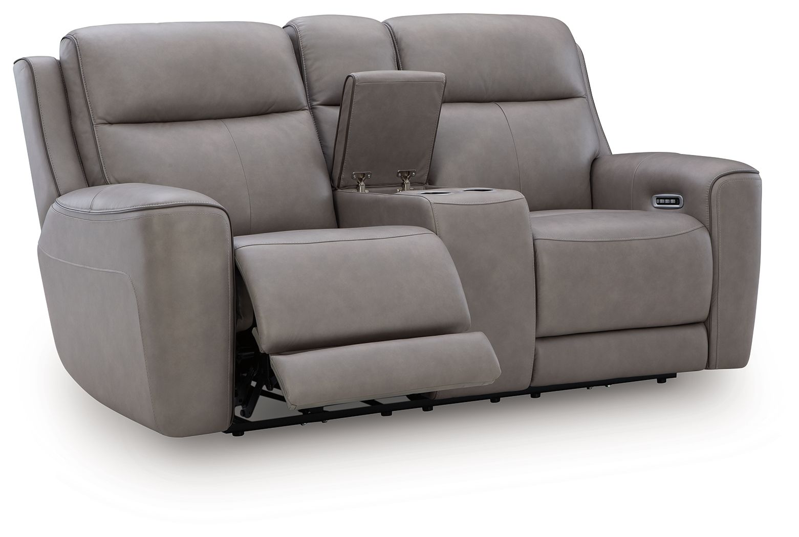 5Z-Comfort - Relaxation - Power Reclining Loveseat with Console / Adj Headrest - Stylish Home Furniture