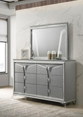 B024 - Dresser - Olive Shimmer Silver - Stylish Home Furniture