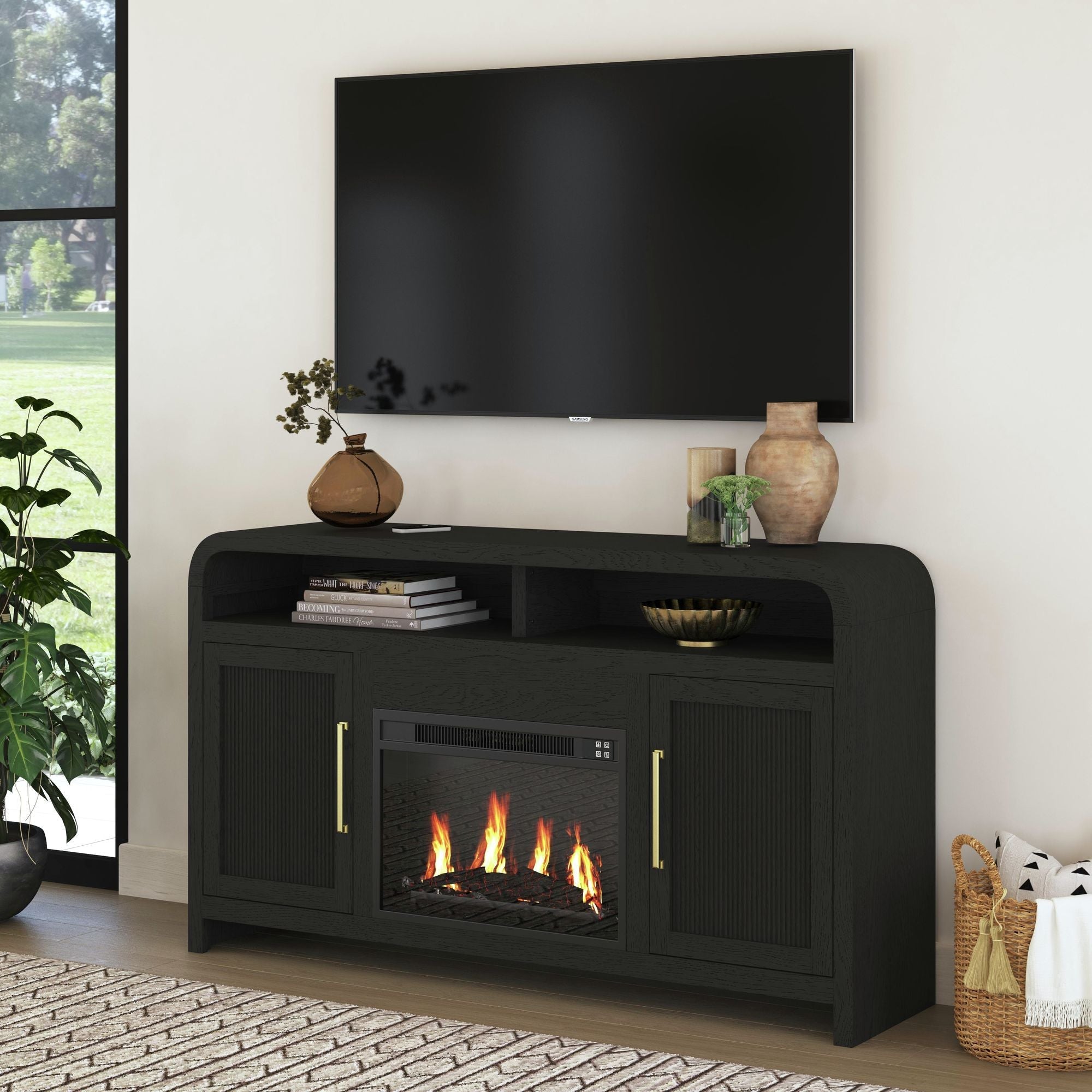 Ridgemont - Complete Fireplace Cabinet - Stylish Home Furniture