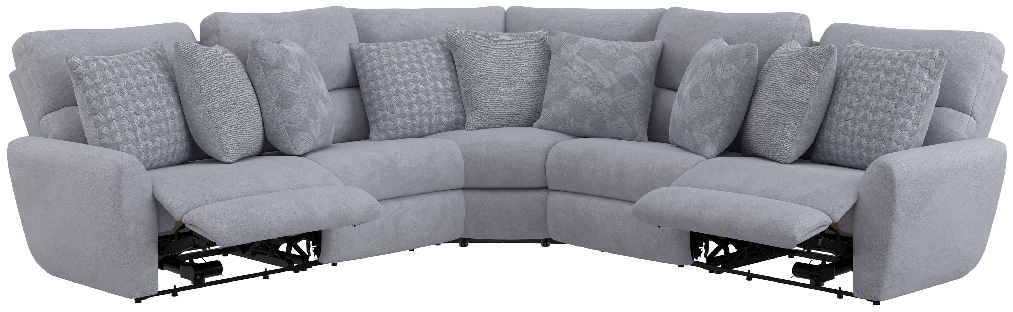 Majesty - Deep Seating Power Reclining Sectional - Stylish Home Furniture