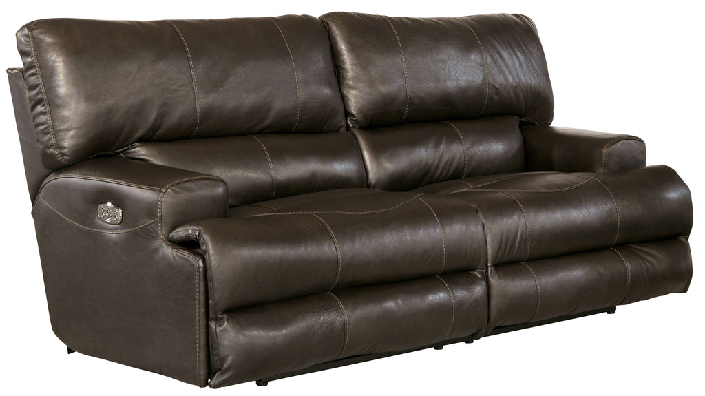 Wembley - Power Headrest With Lumbar Lay Flat Reclining Sofa - Stylish Home Furniture