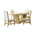 Ridgemont - 5 Piece Standard Height Dining Set (Table And Four Chairs) - Natural - Stylish Home Furniture
