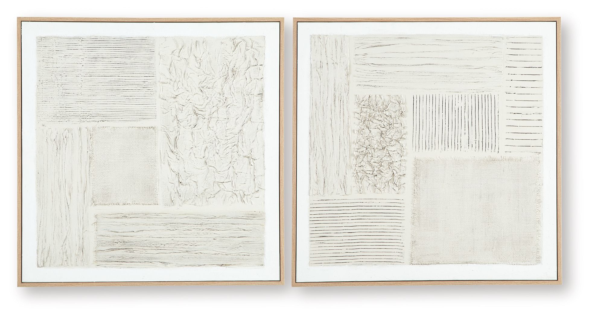 Andorfield - Wall Art Set (Set of 2) - Beige / Black / White - Stylish Home Furniture