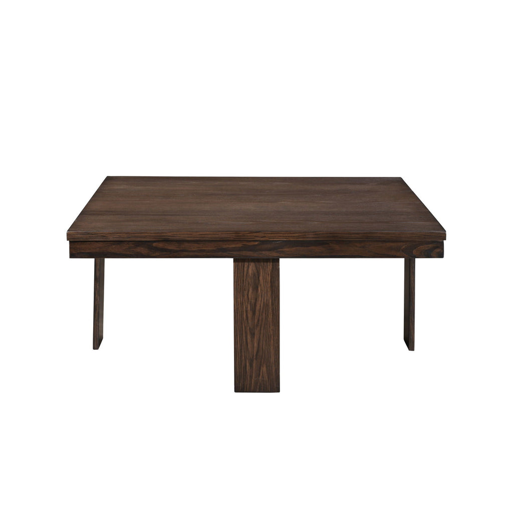 Paxton - 5 Piece Living Room Set (Storage Coffee Table With 4 Tuck-In Ottomans) - Dark Brown - Stylish Home Furniture