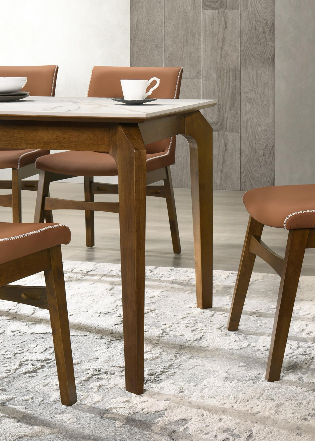 D124 - Dining Chair (Set of 2) - Dark Walnut