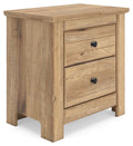Makidern - Two Drawer Night Stand - Stylish Home Furniture