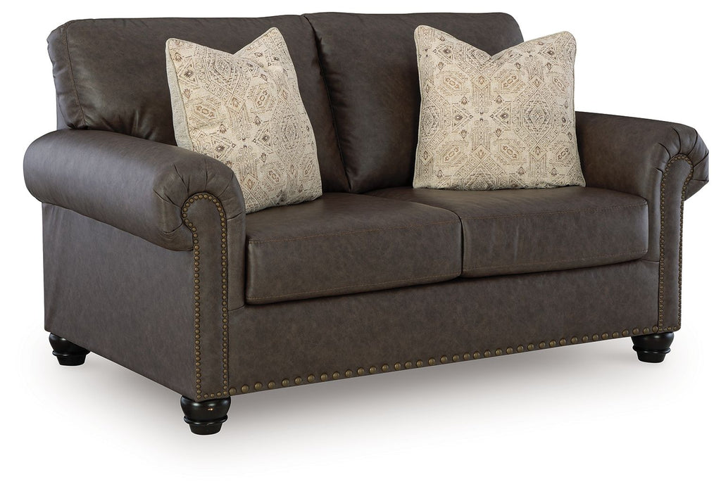 Roxmere - Loveseat - Umber - Stylish Home Furniture