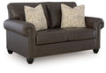 Roxmere - Loveseat - Umber - Stylish Home Furniture