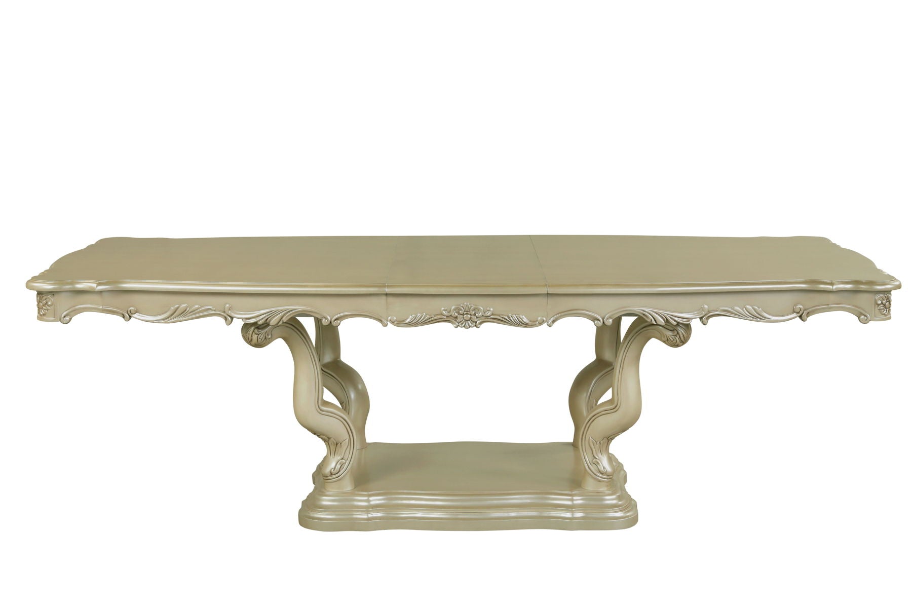 Monique - Dining Table Top & Base - Pearl Silver - Stylish Home Furniture