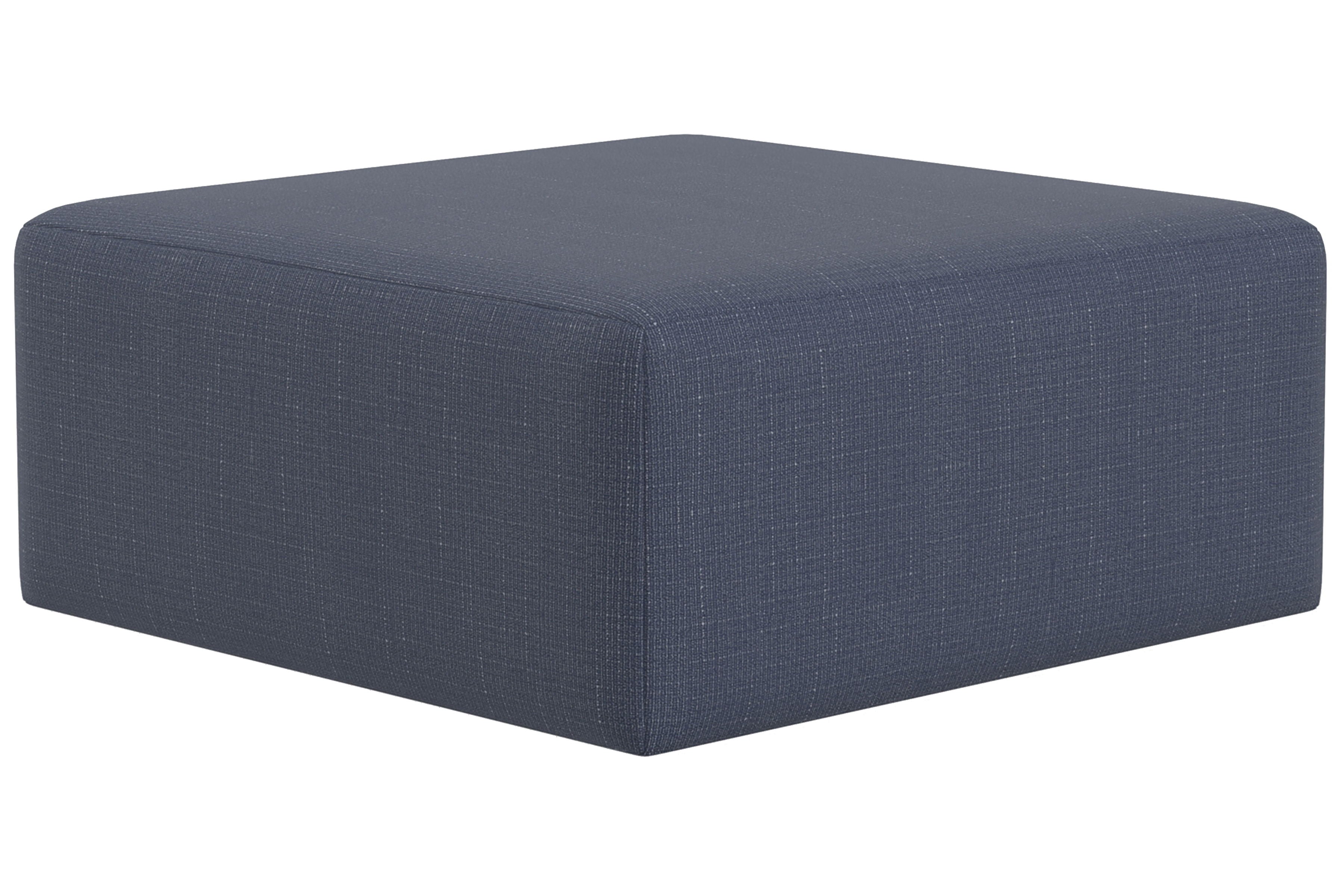 Cape May - Cocktail Ottoman - Denim - Stylish Home Furniture