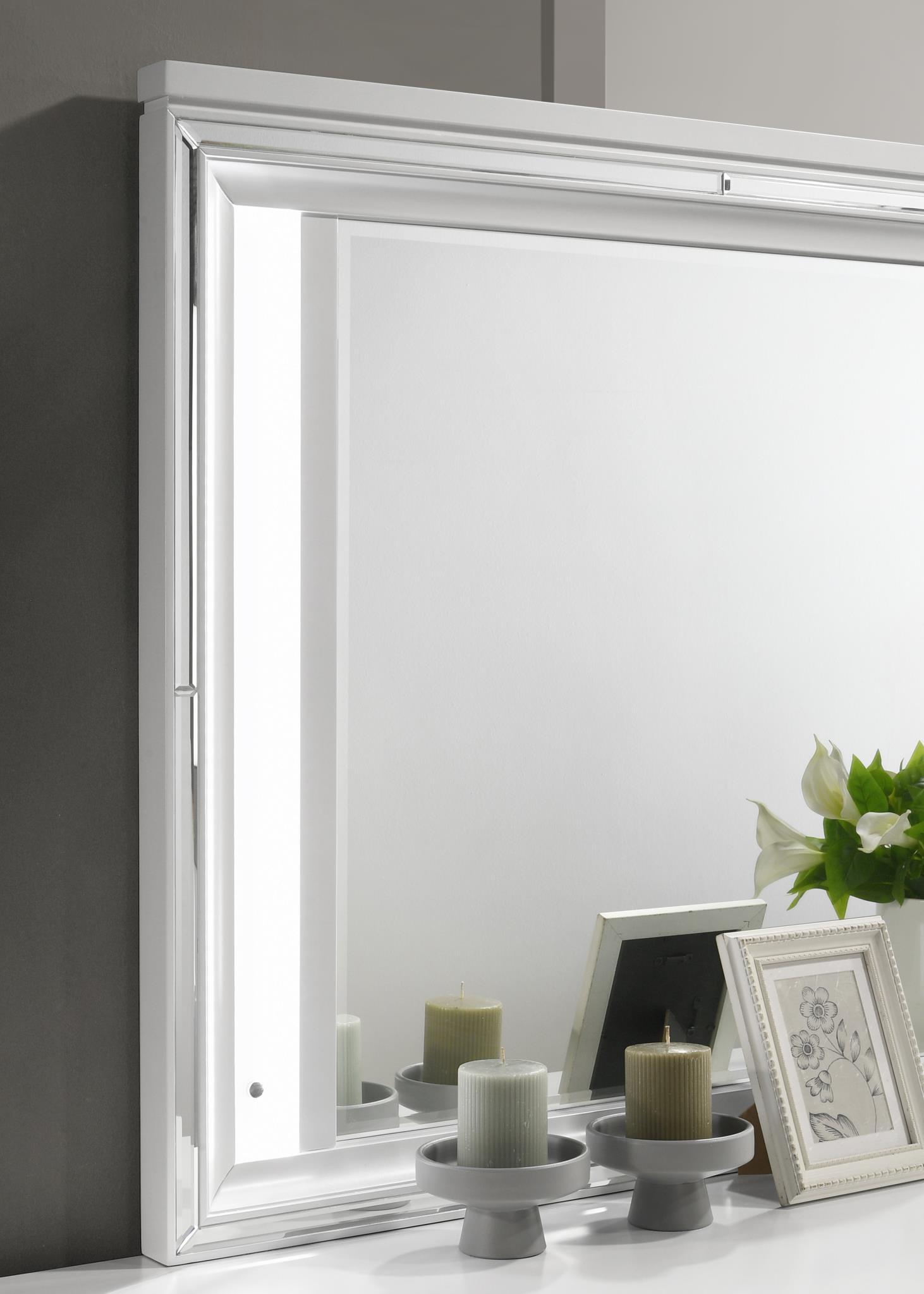 B027 - Mirror - Pale Almond - Stylish Home Furniture