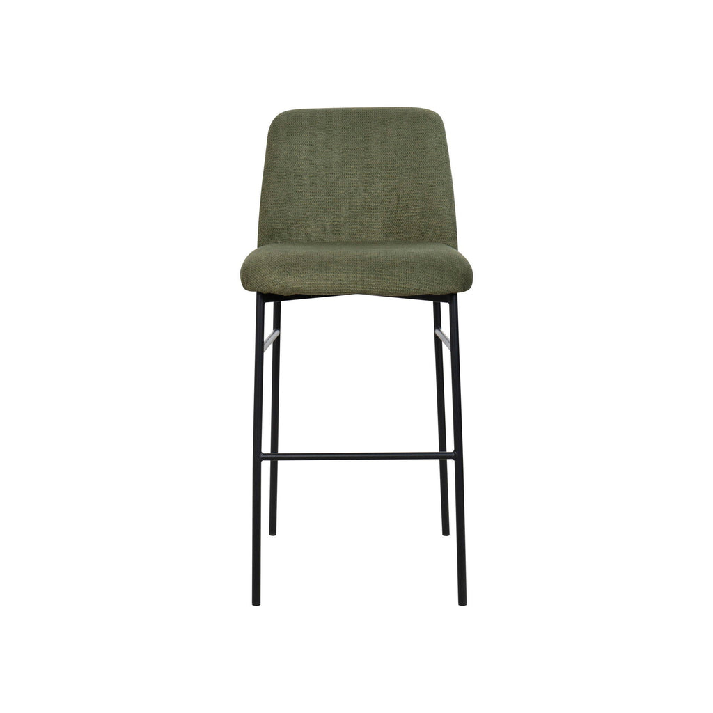Erik - Bar Chair With Black Metal Frame (Set of 2) - Stylish Home Furniture