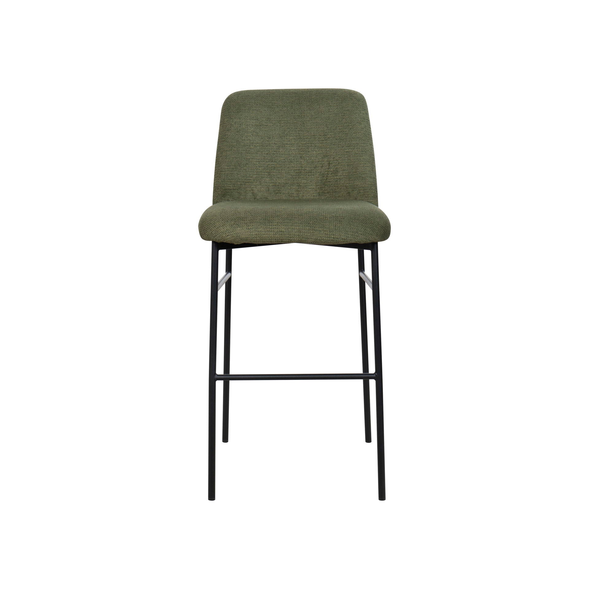 Erik - Bar Chair With Black Metal Frame (Set of 2) - Stylish Home Furniture