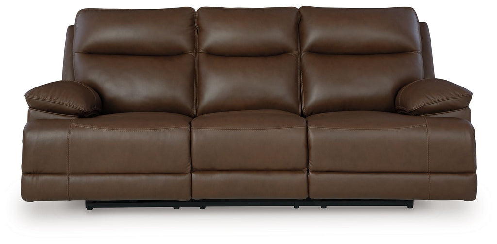 Vonryan - Power Reclining Sofa With Adj Headrest - Tobacco - Stylish Home Furniture