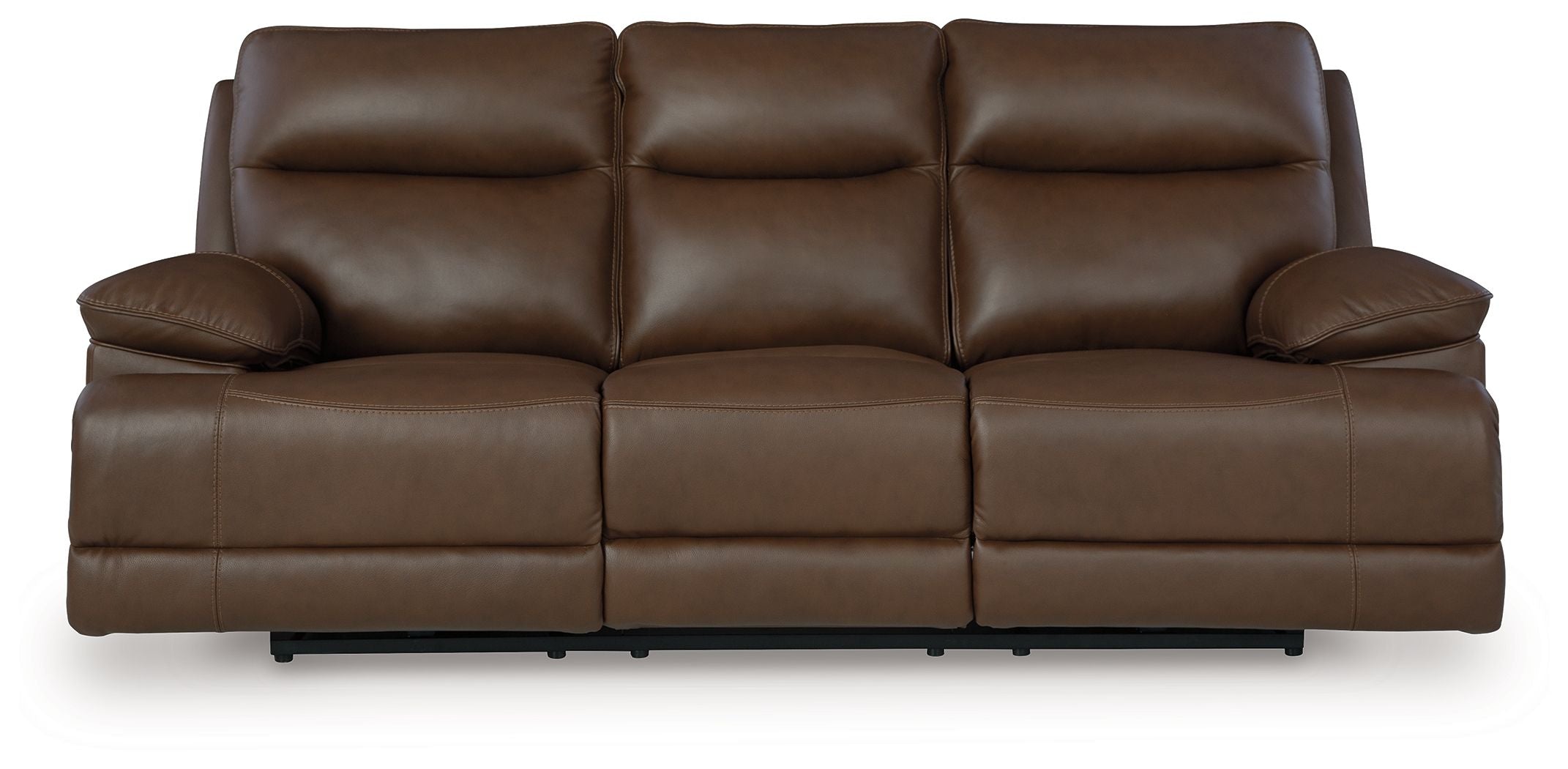 Vonryan - Power Reclining Sofa With Adj Headrest - Tobacco - Stylish Home Furniture