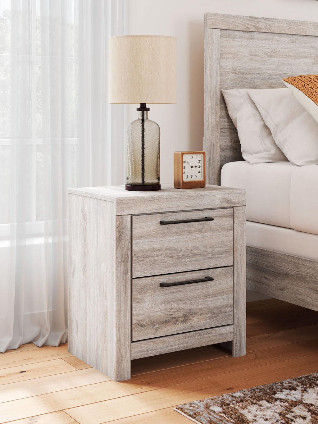 Broachmyn - Two Drawer Night Stand - Stylish Home Furniture