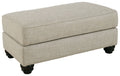 Asanti - Ottoman - Fog - Stylish Home Furniture