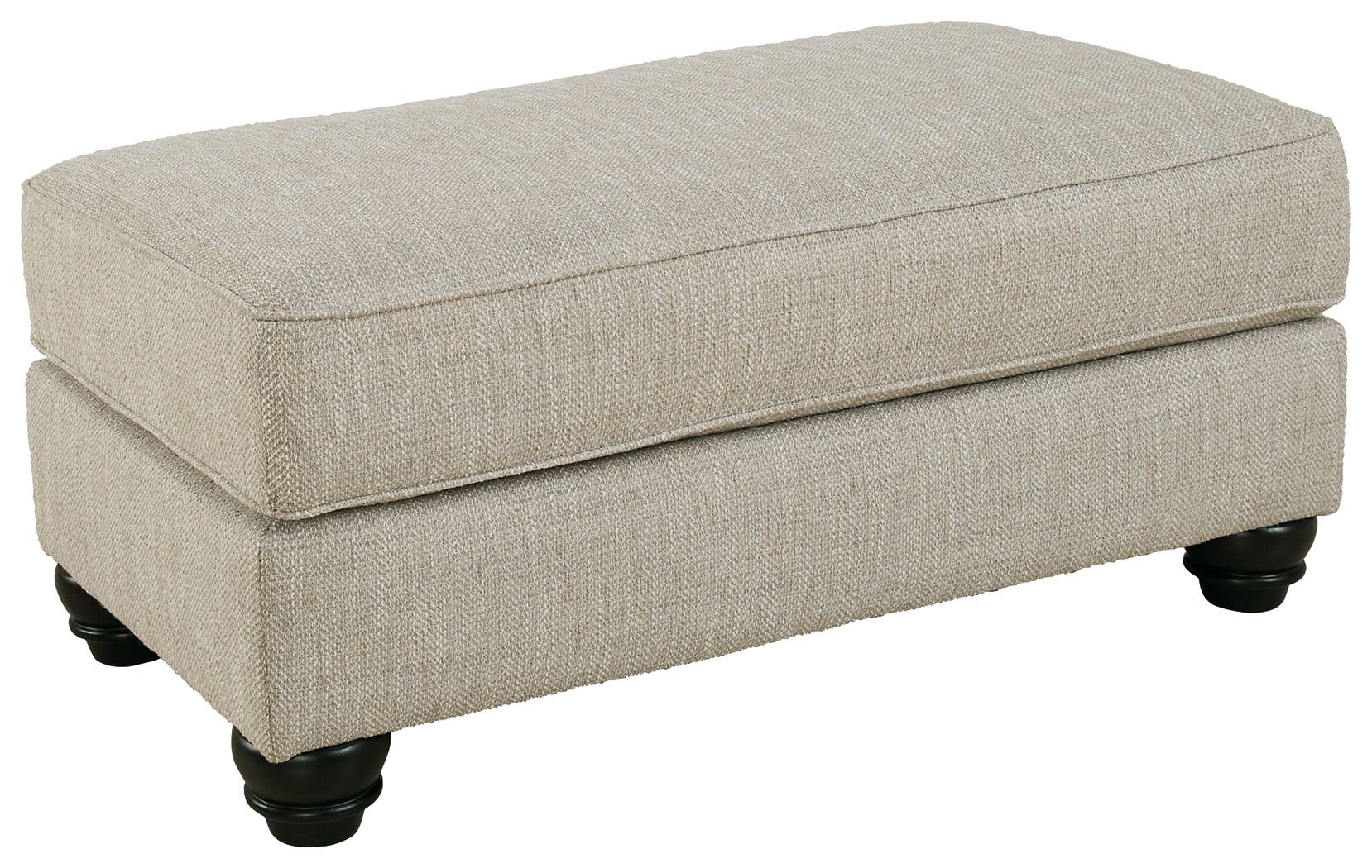 Asanti - Ottoman - Fog - Stylish Home Furniture