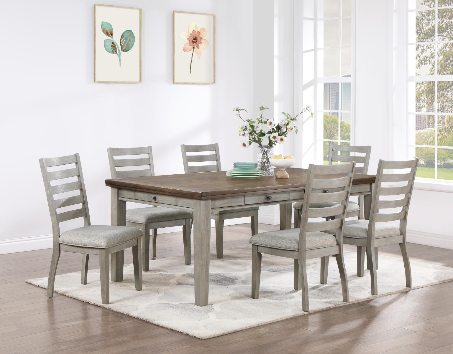 D146 - Dining Table - Gray - Stylish Home Furniture