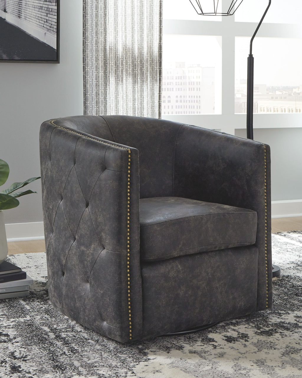 Brentlow - Swivel Accent Chair - Stylish Home Furniture