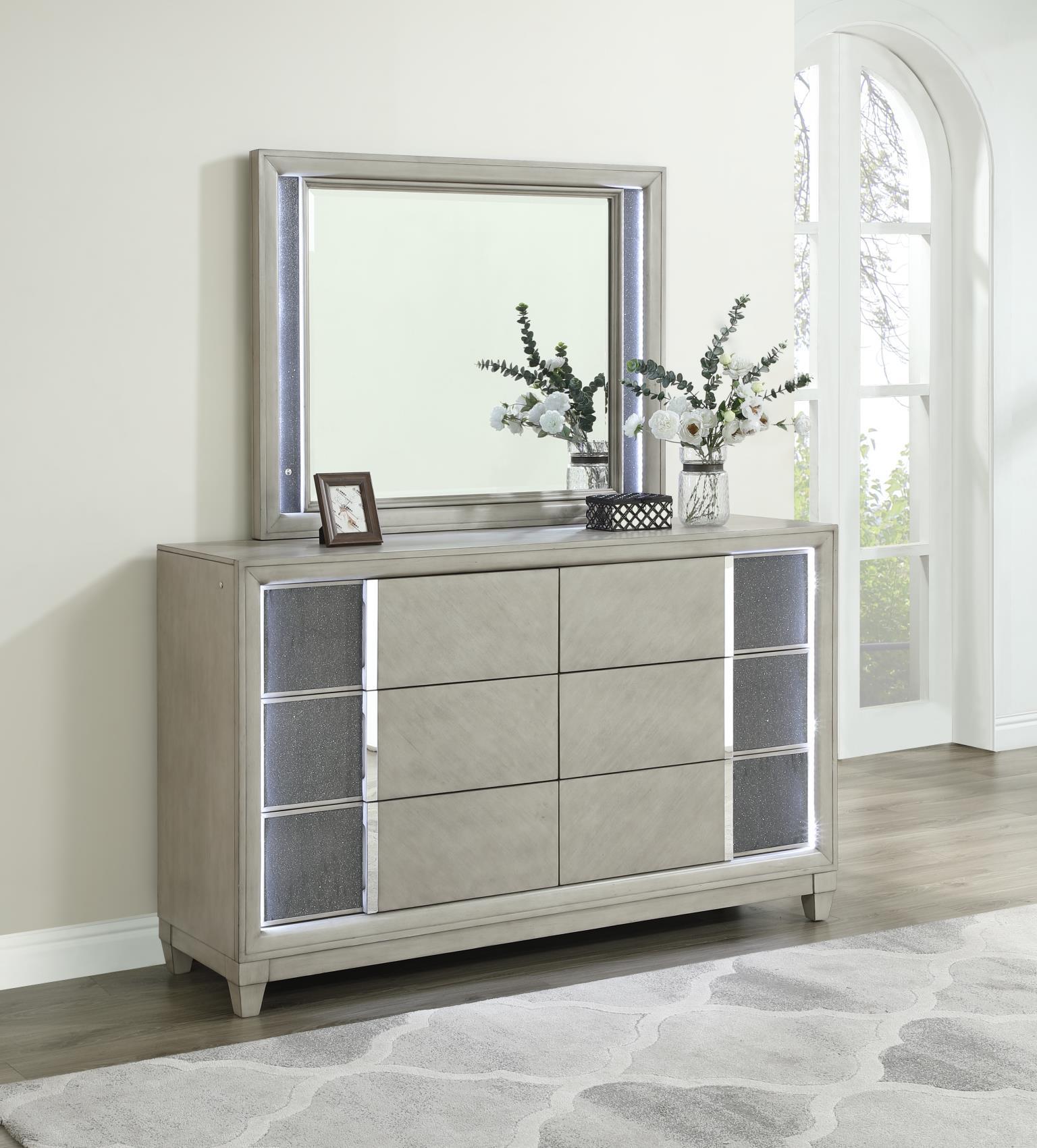 B090 - Dresser - Gray - Stylish Home Furniture