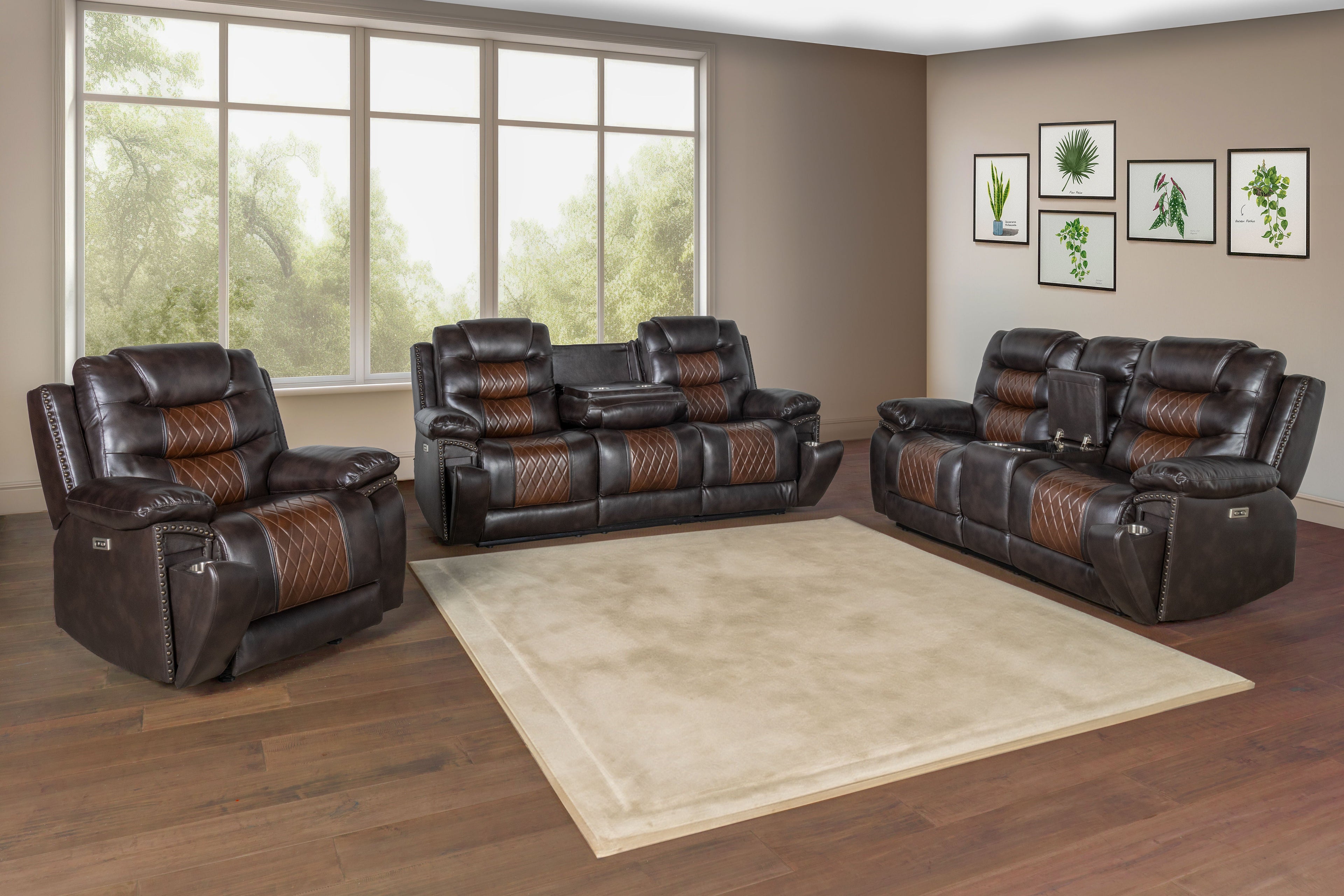 Nikko - Reclining Sofa Set - Stylish Home Furniture