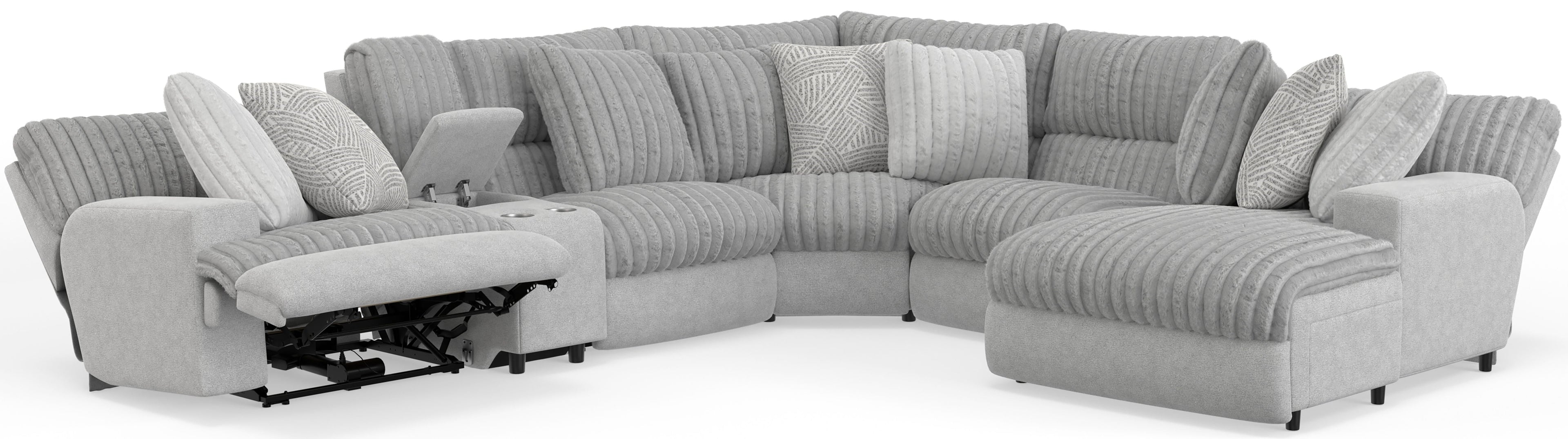 Abraxas - Reclining Sectional - Stylish Home Furniture