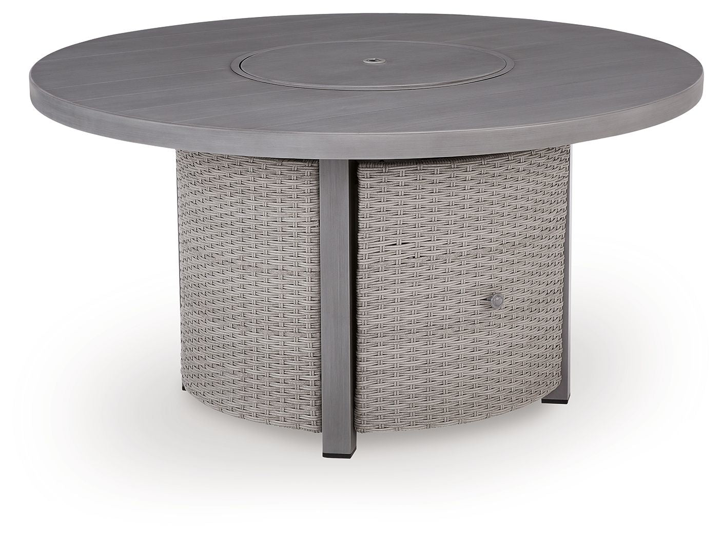 Half Moon Beach - Round Fire Pit Table - Gray - Stylish Home Furniture