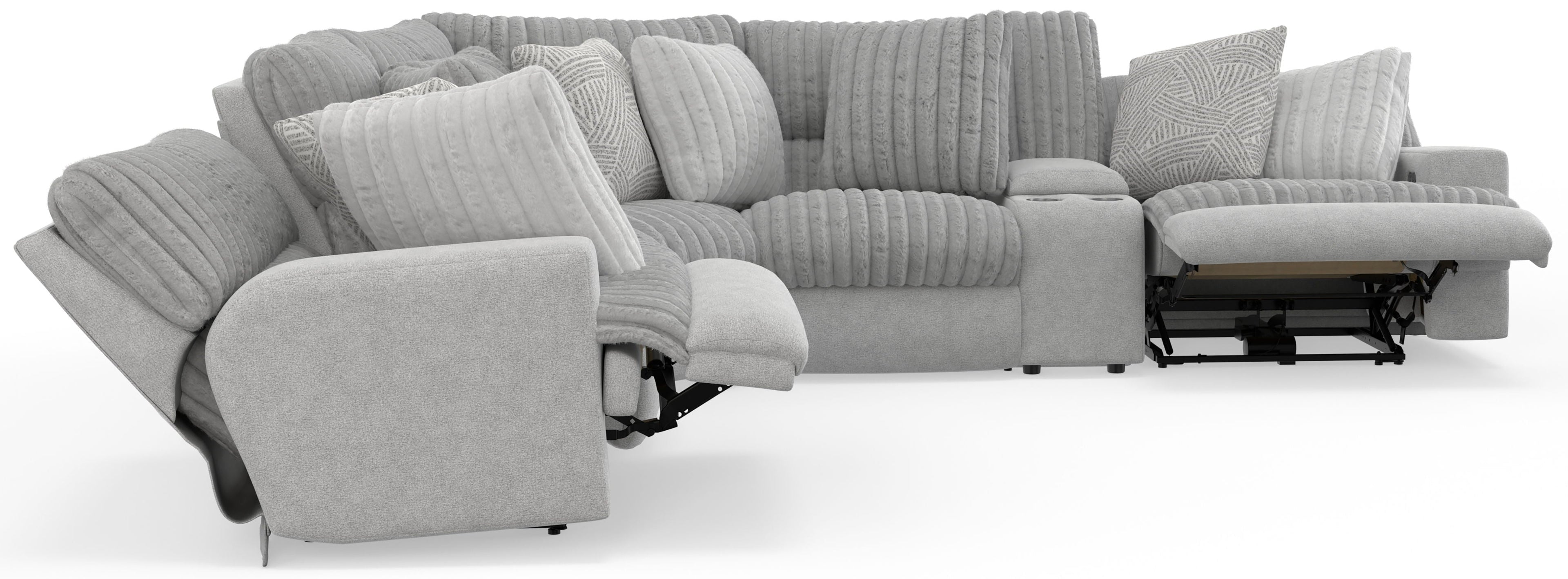 Abraxas - Reclining Sectional - Stylish Home Furniture