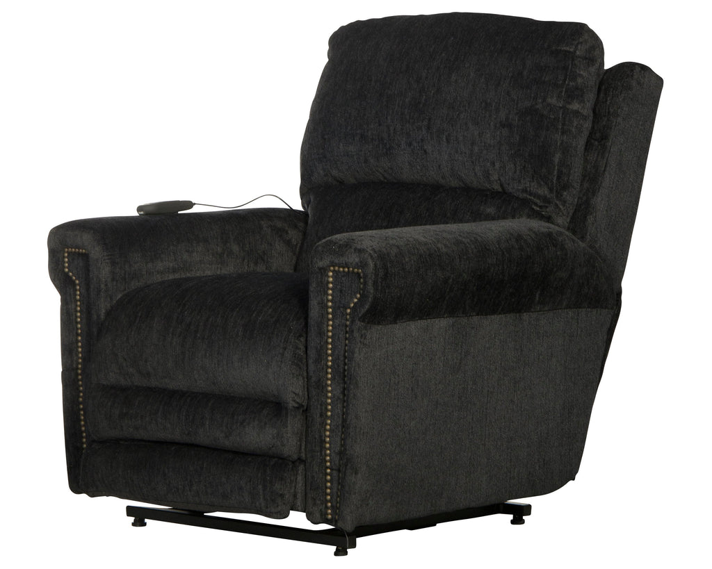 Warner - Power Headrest With Lumbar Power Lay Flat Recliner - Stylish Home Furniture