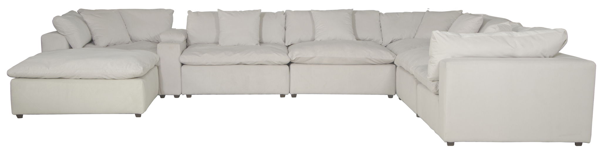Posh - Modular Sectional And Ottoman - Stylish Home Furniture