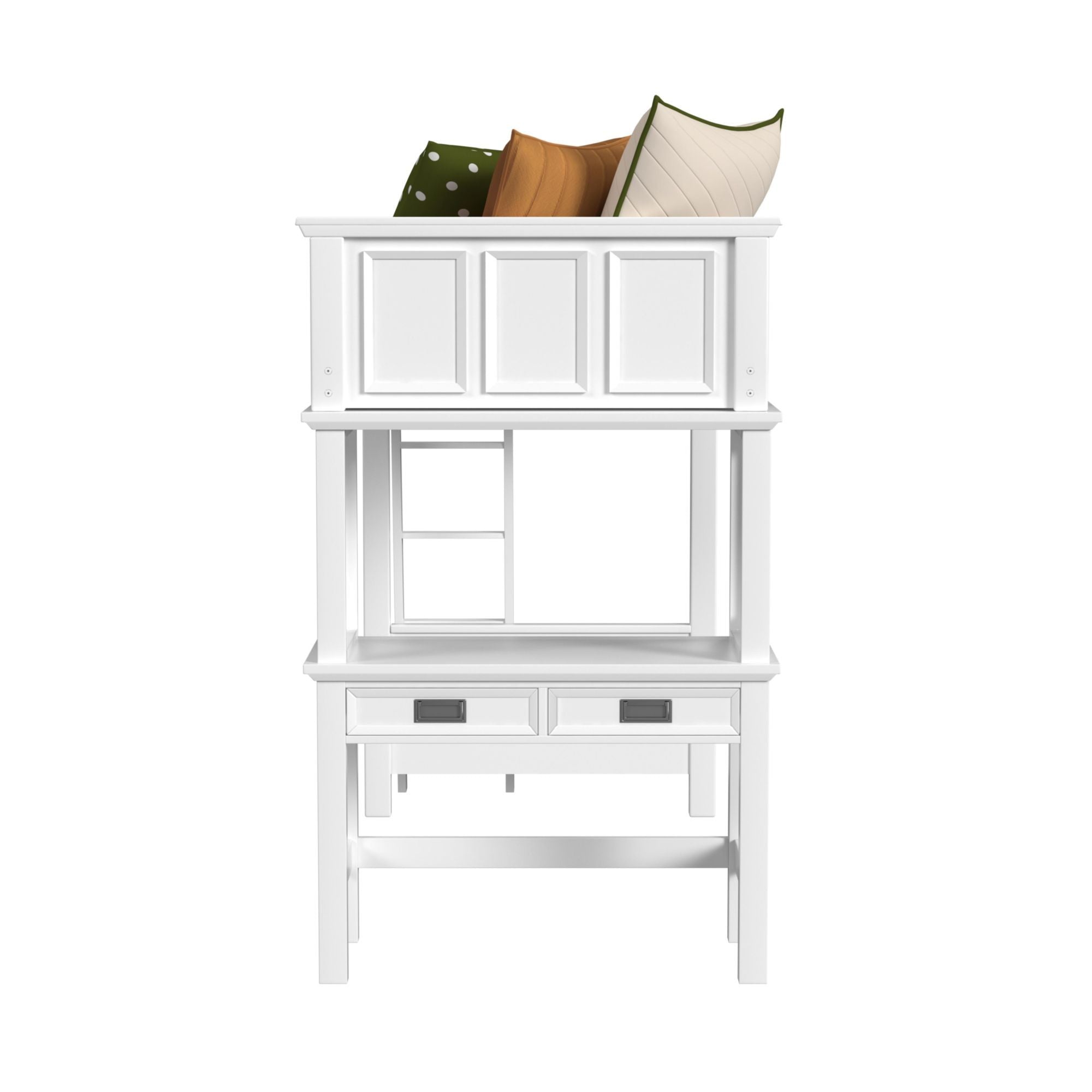 Hampton Kids - Loft With Ladder And Desk With Speaker Bedroom Set - Stylish Home Furniture