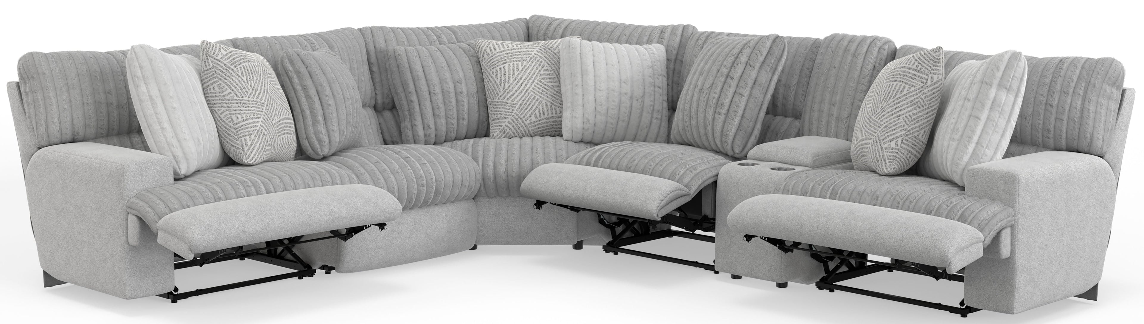 Abraxas - Reclining Sectional - Stylish Home Furniture