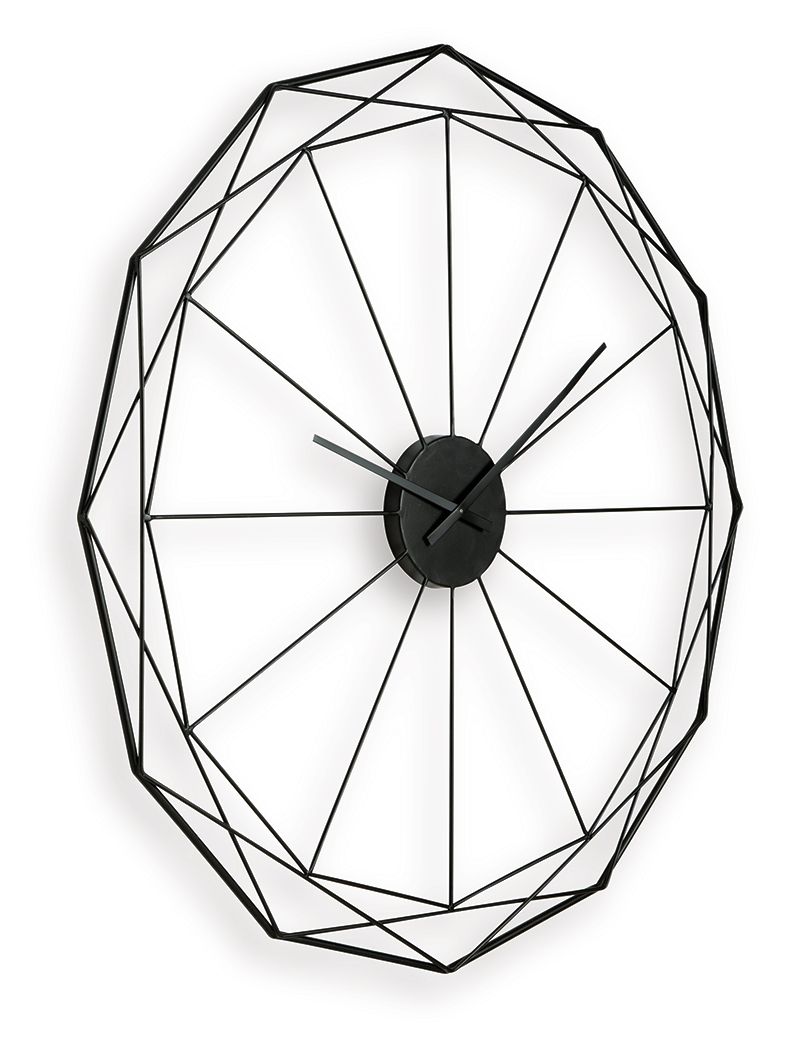 Arkthorne - Wall Clock - Black - Stylish Home Furniture